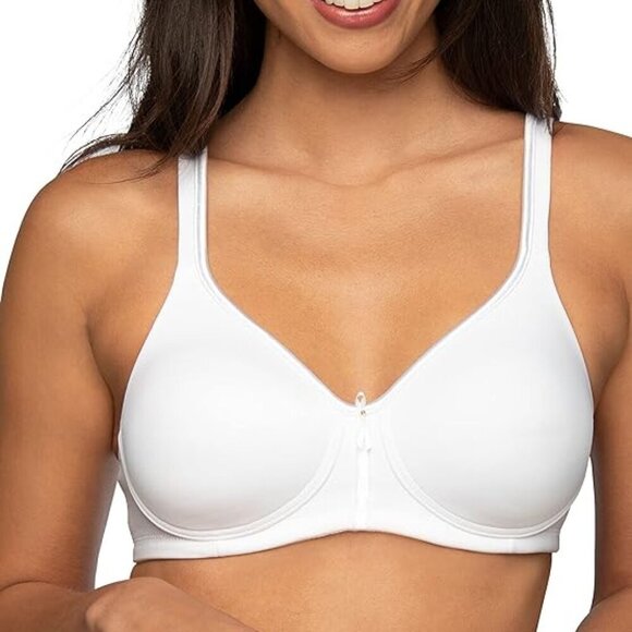 NEW Vanity Fair Seamless Wirefree Bra | White - Picture 1 of 6